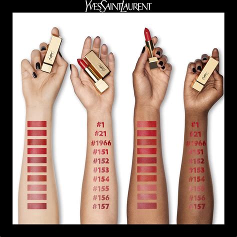 ysl rouge pur couture 51 swatch|rouge pur couture matte lipstick.